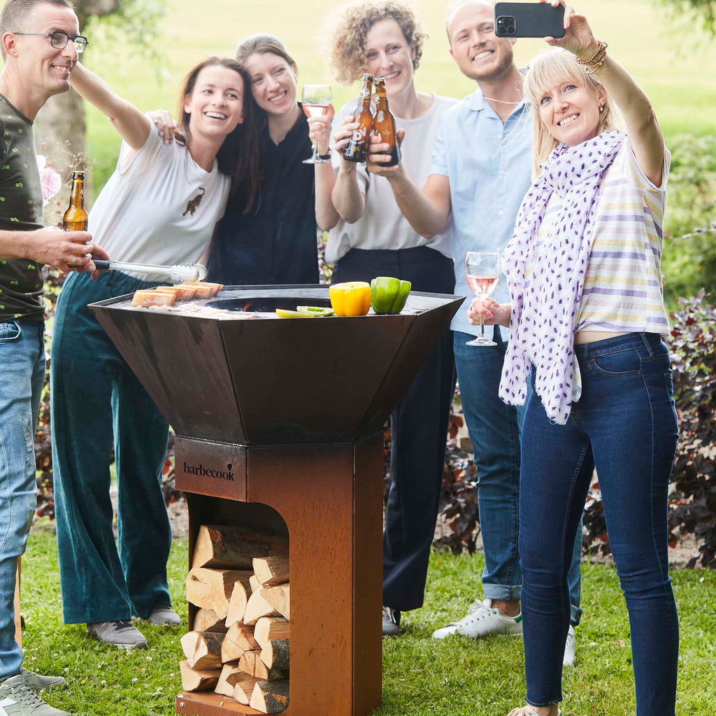 Gelakt Breydelspek met pinda’s