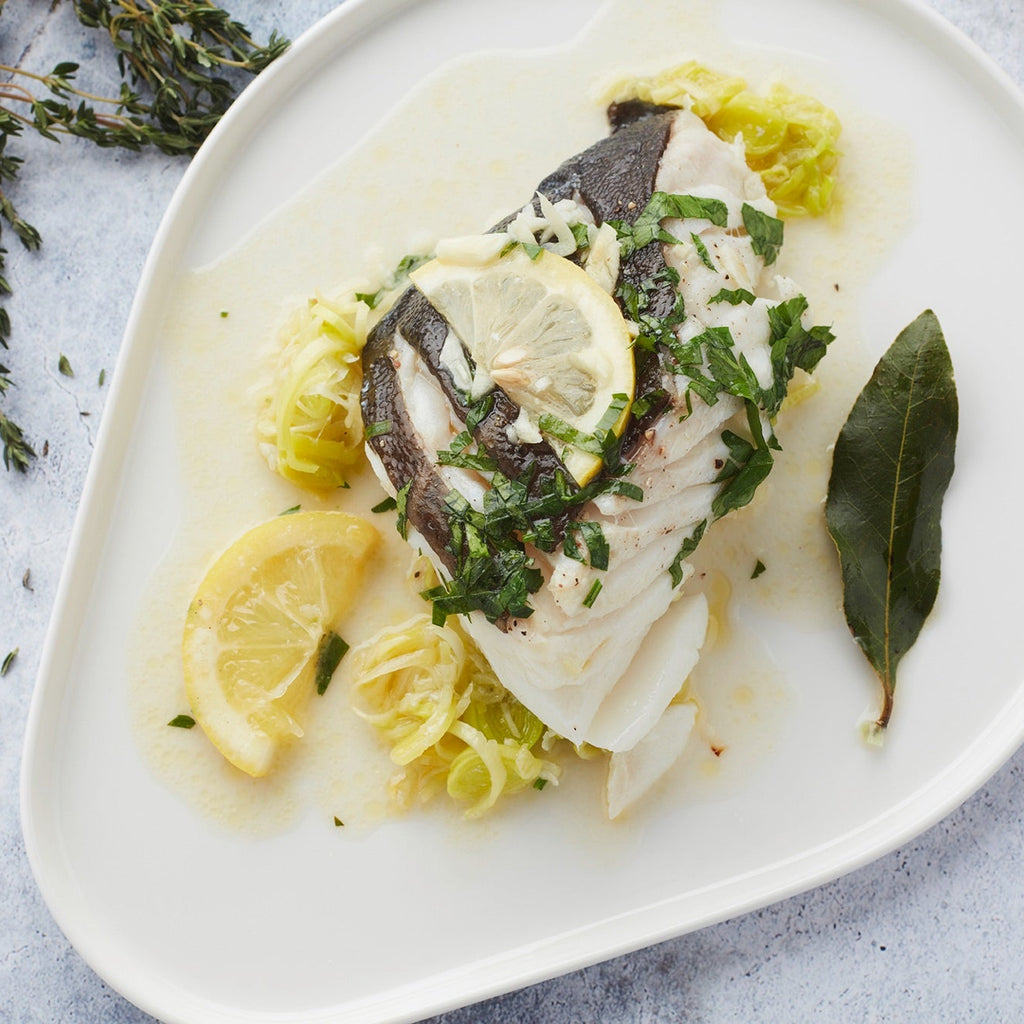 Cod en papillote on the BBQ