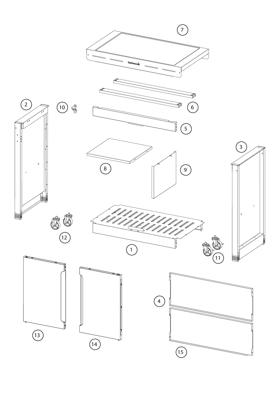 Spare parts Premium buddy voor gasbarbecue