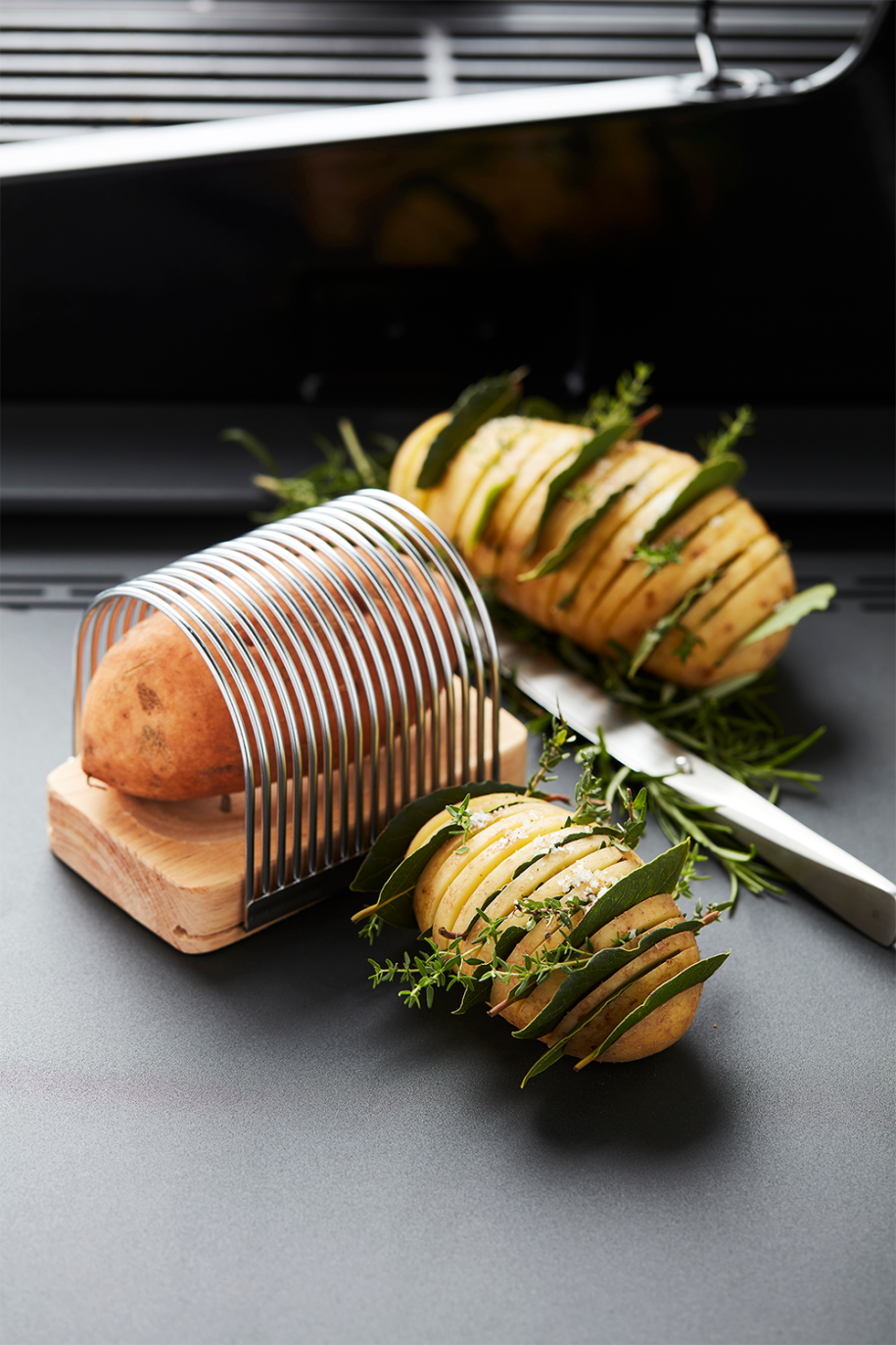Snijset voor Hasselback Potato