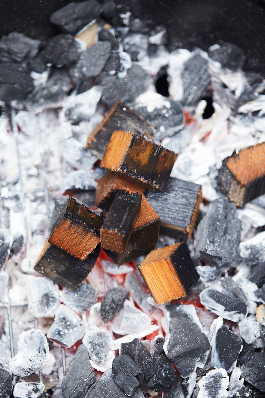 Hout chunks eik cognac