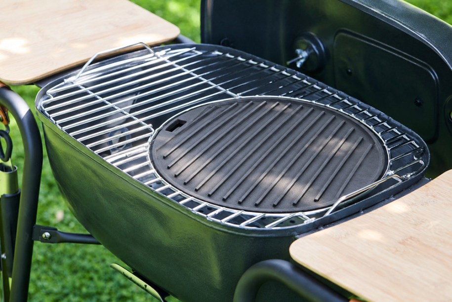 Cast iron plancha for Luca flexible system