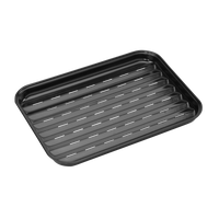 Reusable enamel grill pan