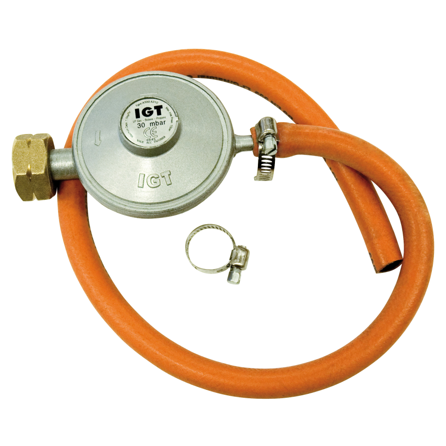 Gas regulator The Netherlands with hose 30mbar